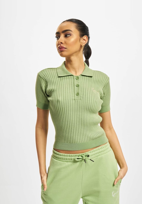 Chest Signature Knit Polo-1