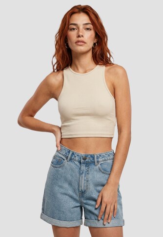 Ladies Cropped Rib