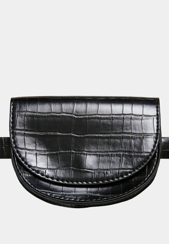Urban Classics Croco Synthetic Leather Double Beltbag Bag-3