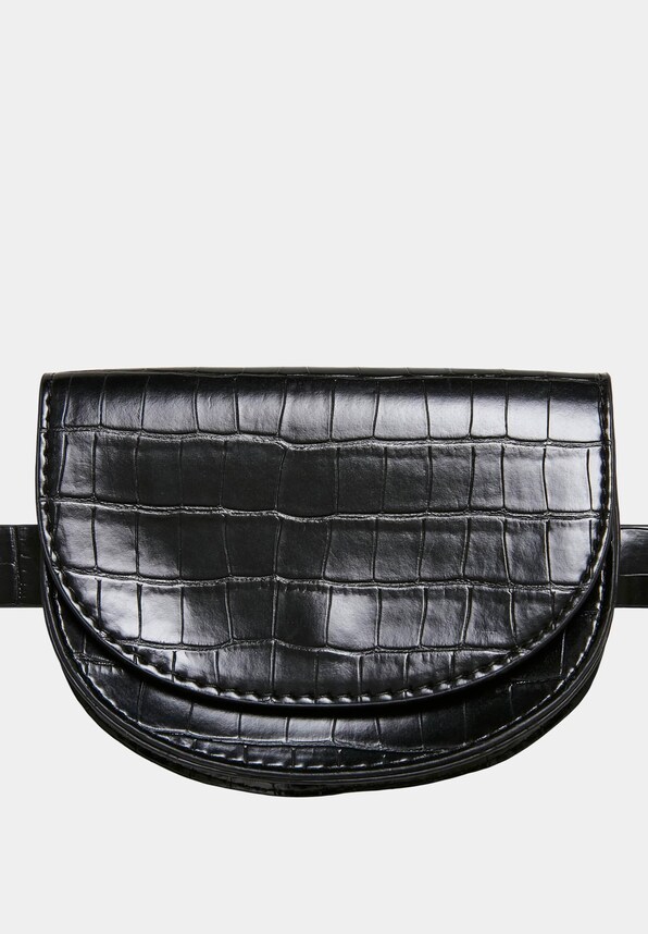 Urban Classics Croco Synthetic Leather Double Beltbag Bag-3