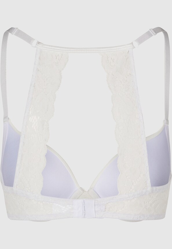 Ladies Padded Bra with Lace at Back-5