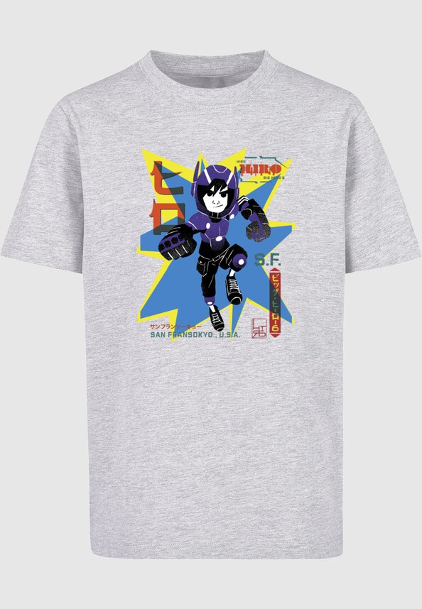 Kids Big Hero 6 - Hiro Manga Basic T-Shirt-0