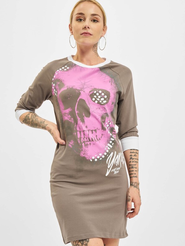 Glowing Skull Bodycon-0
