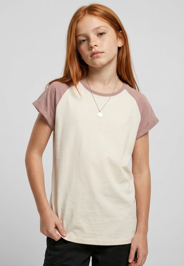 Girls Contrast Raglan-0