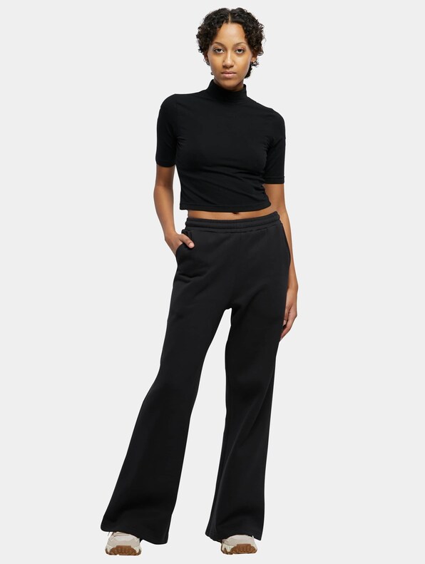 Ladies Organic Ultra Wide Sweat Pants-3