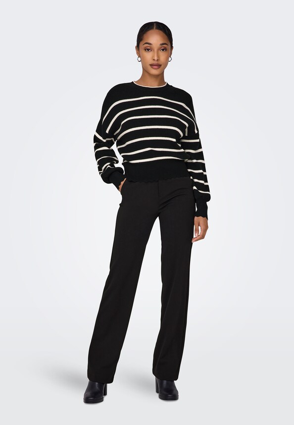 ONLIBI LIFE LS O-NECK KNT NOOS-2