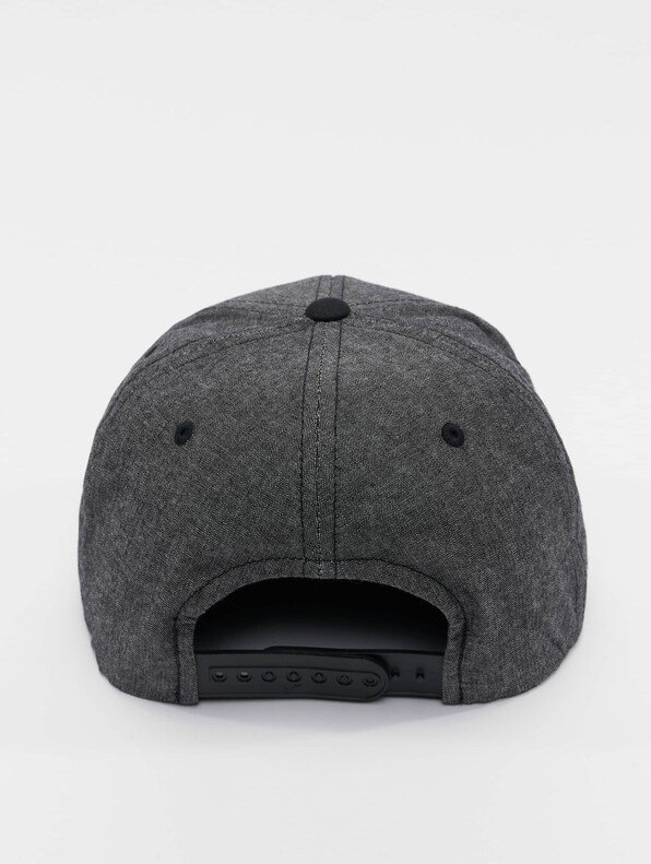 Flexfit Chambray Suede Snapback Cap-1