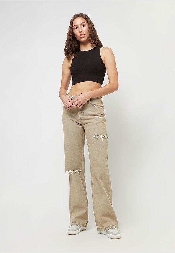Romani Destroyed High Waist Jeans-2