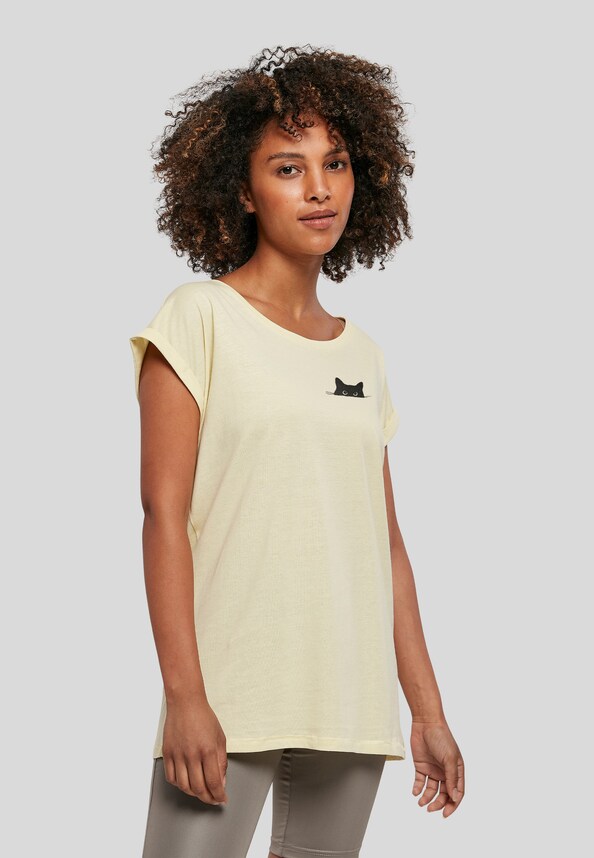 Cat Shoulder Tee-0