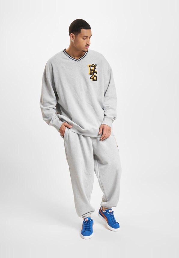 X STAPLE V-Neck Crew-5