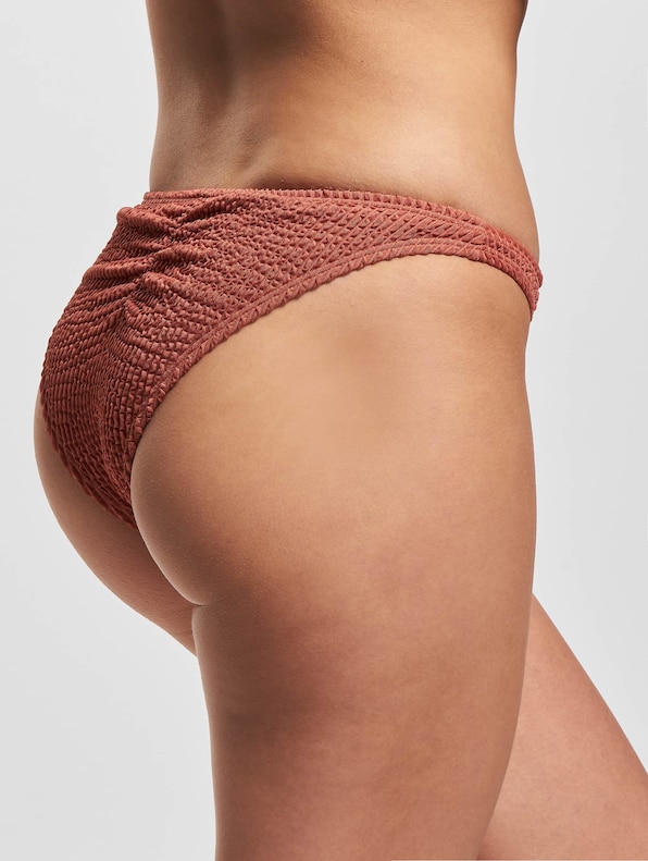 Karl Kani Small Signature Crinkle High Leg Bikini Bottom-1