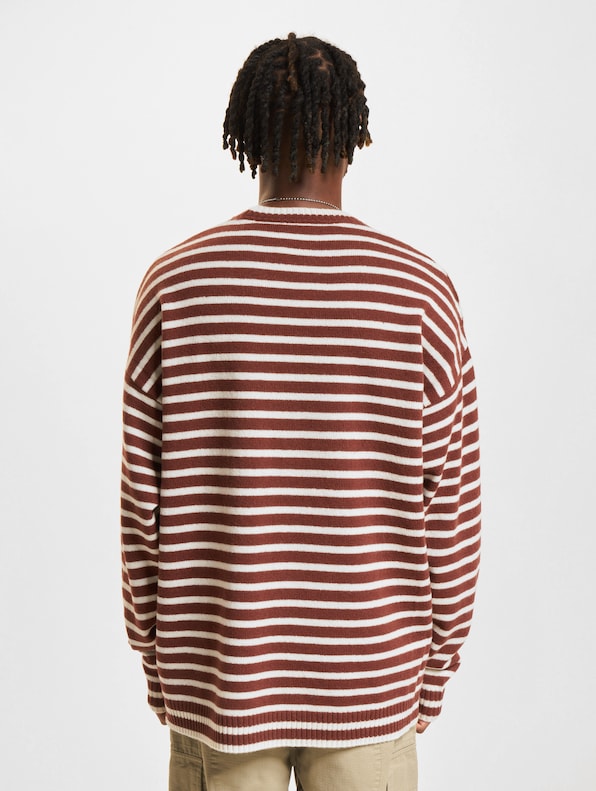 Tya Striped Oversized Jumper-2