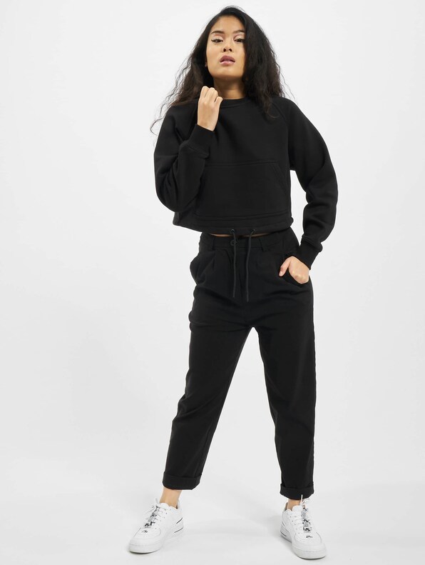 Ladies Oversized Short Raglan Crew-5