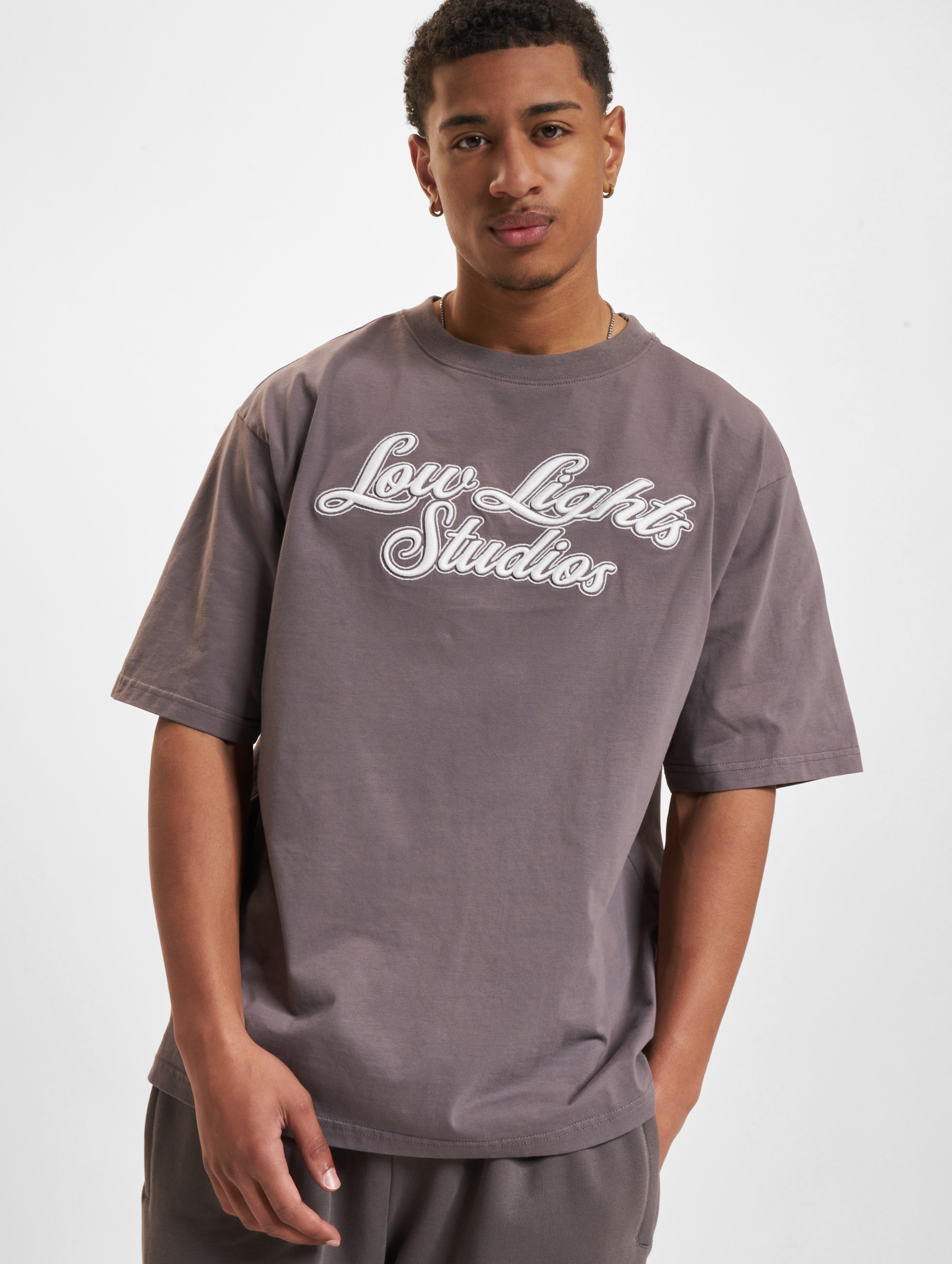 Low Lights Studios Shutter T-Shirt washed grey Männer,Unisex op kleur bruin, Maat M