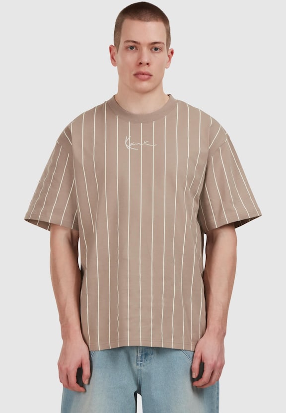 Small Signature Essential Pinstripe Tee-2