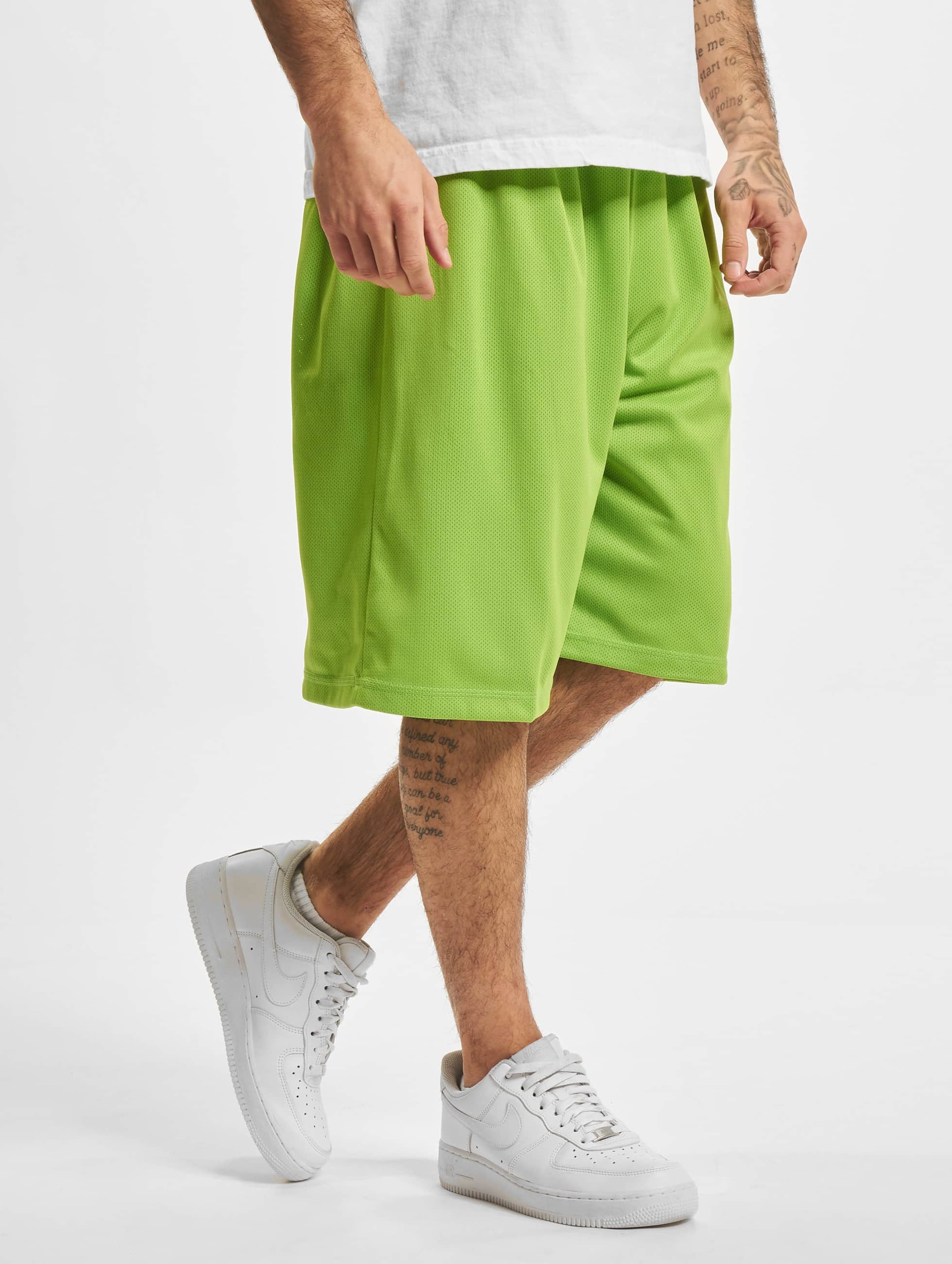 Neon green deals mesh shorts