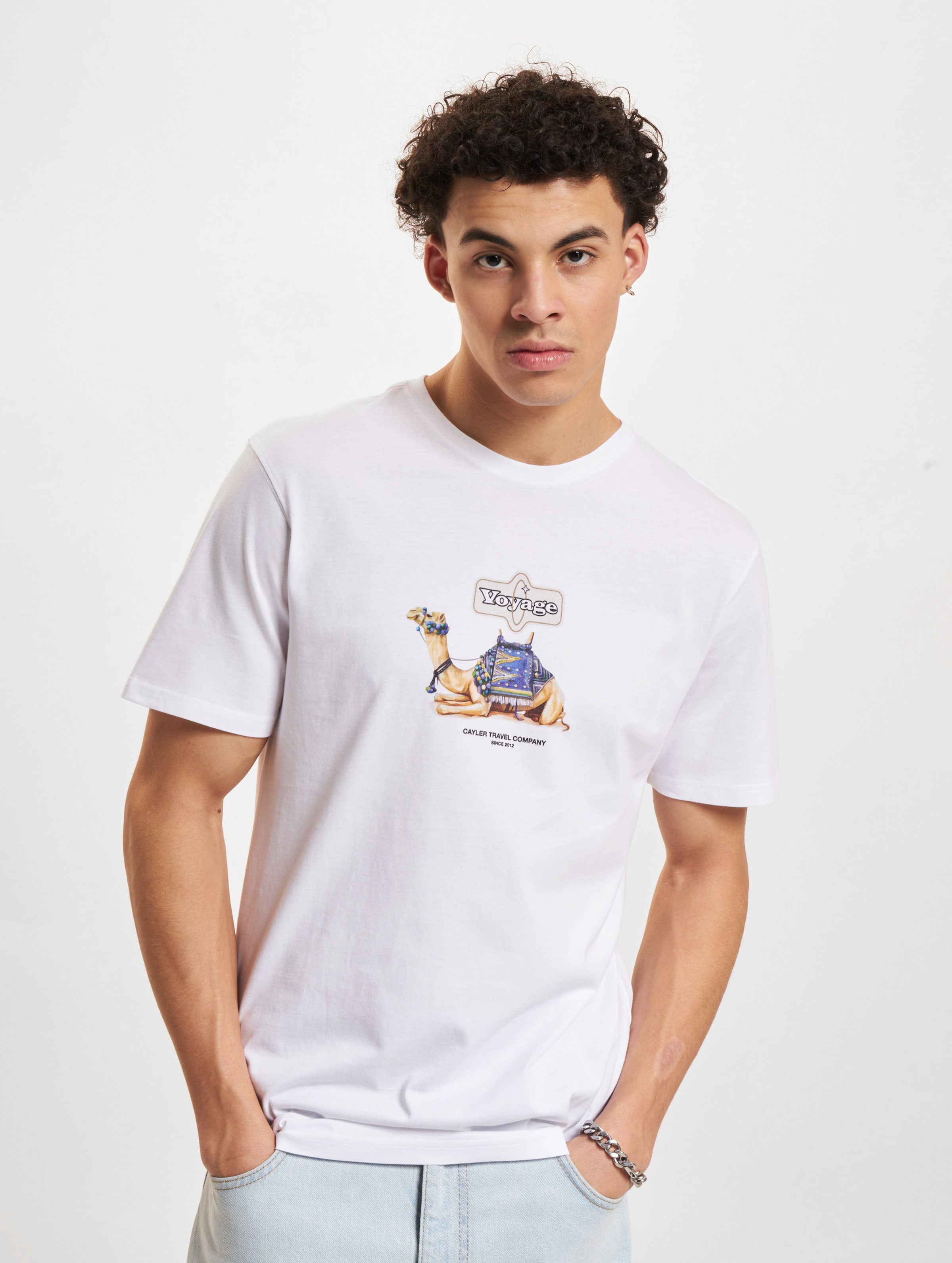 Cayler & Sons Voyage T-Shirt Mannen op kleur wit, Maat L