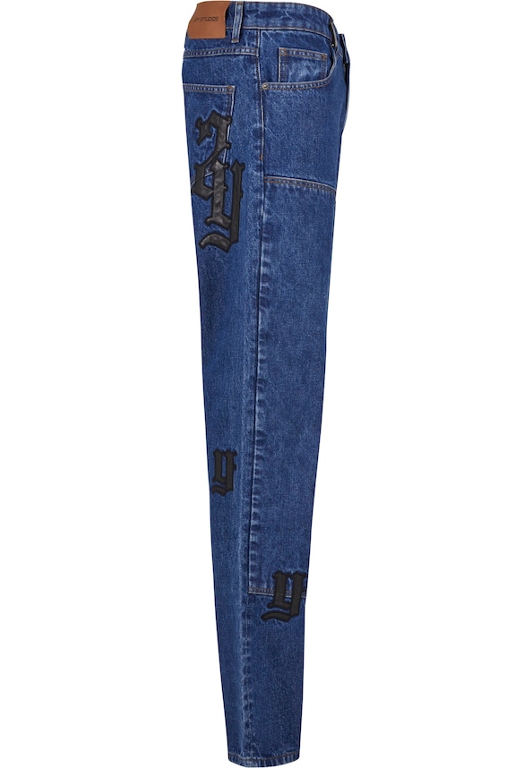 Manas Logo Carpenter Straight Jeans-6