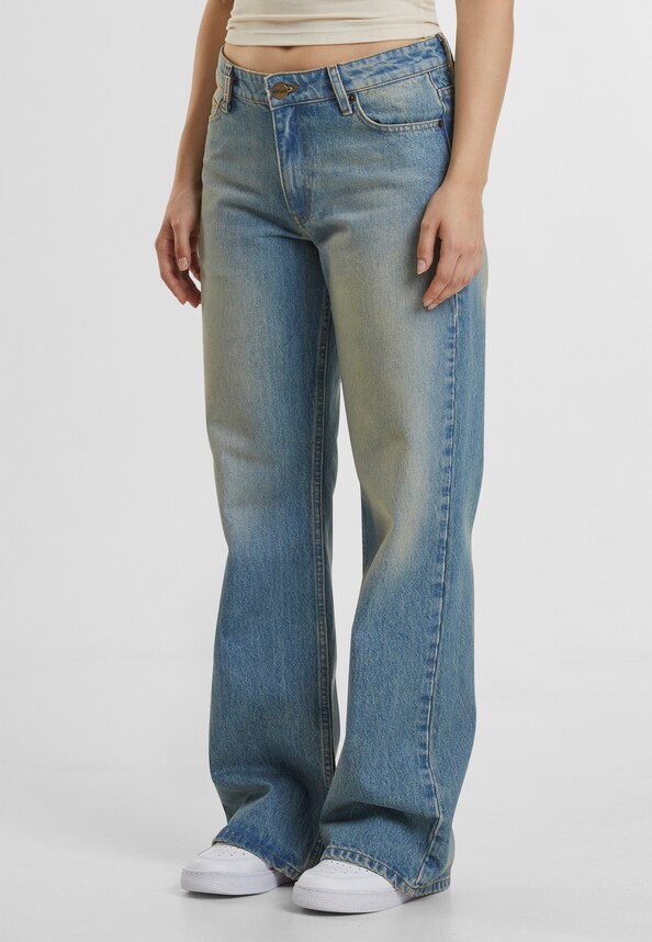 Teya Low Waist Basic Jeans-2