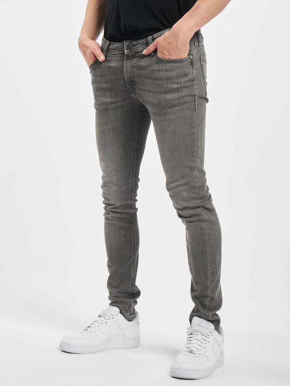 Jack & Jones jjiLiam jjOriginal Skinny Jeans Grey-2