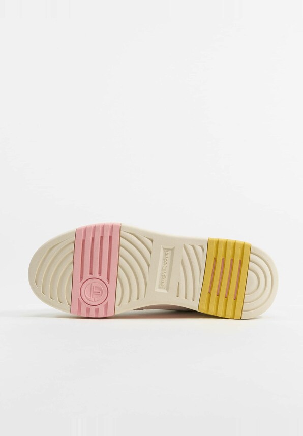 Sergio Tacchini Bb Court Lo Sneakers White/Tofu/Lemon-6