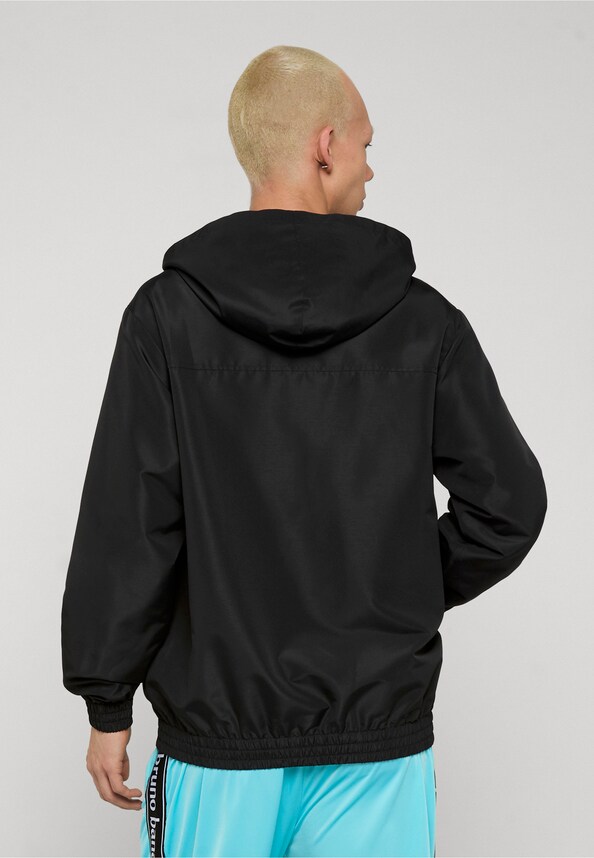 Basic Logo Print Windbreaker-1