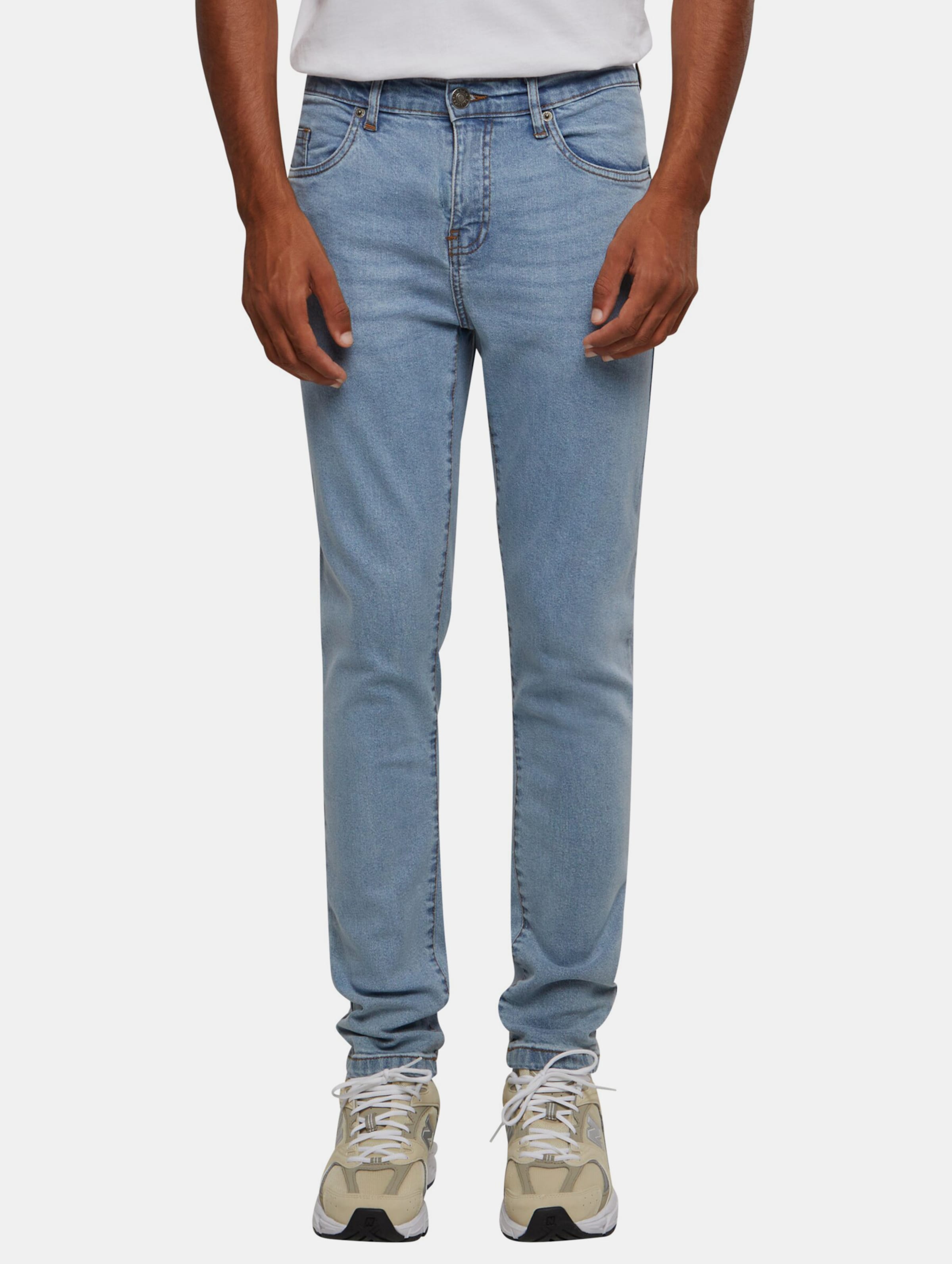 Urban Classics - Heavy Ounce Slim Fit Skinny jeans - Taille, 36 inch - Blauw