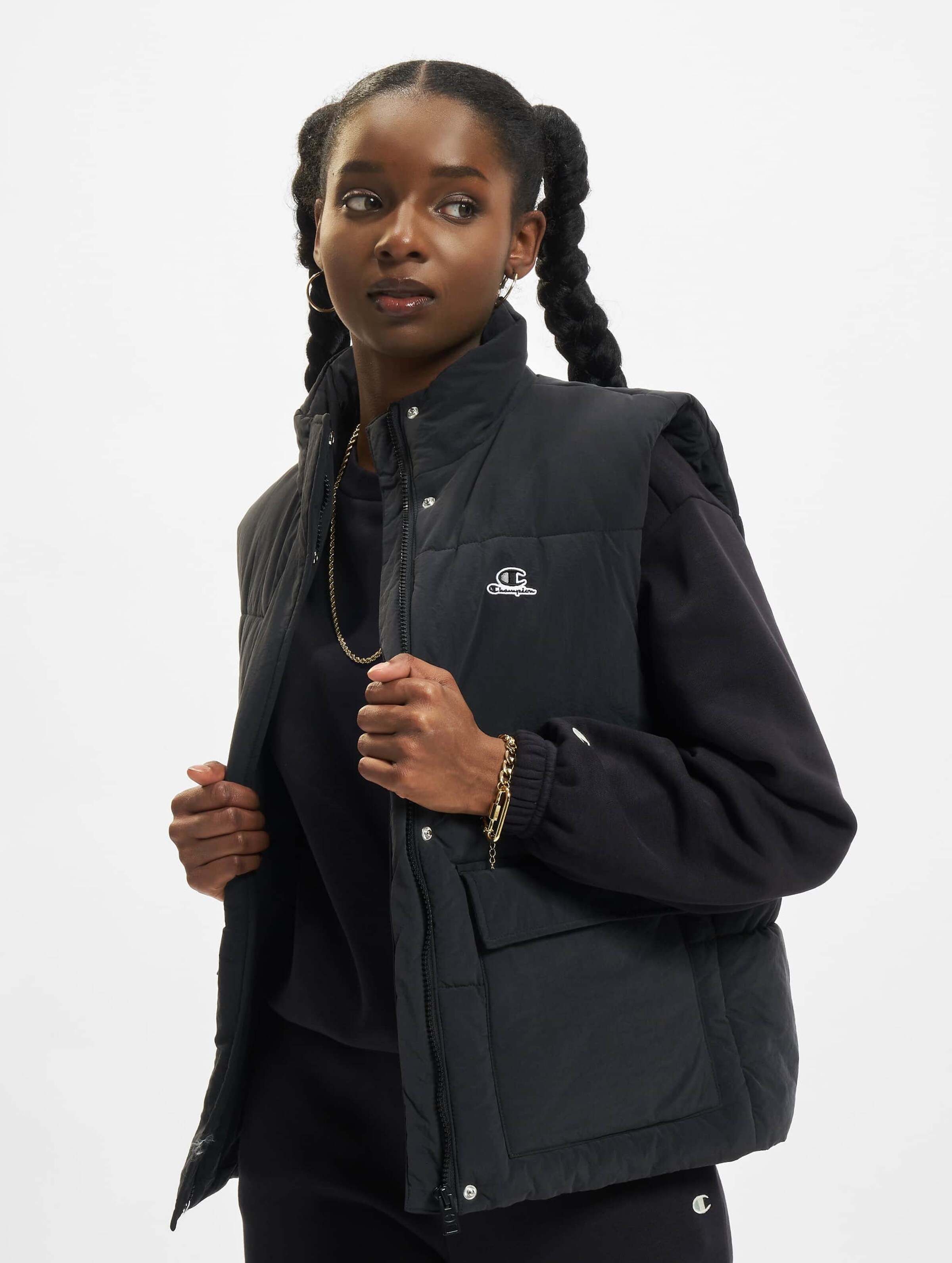 Black champion jacket store womens