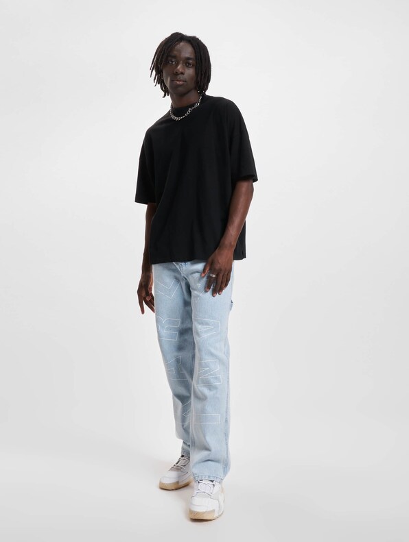 KK Og Baggy Workwear Logo Print Denim-8