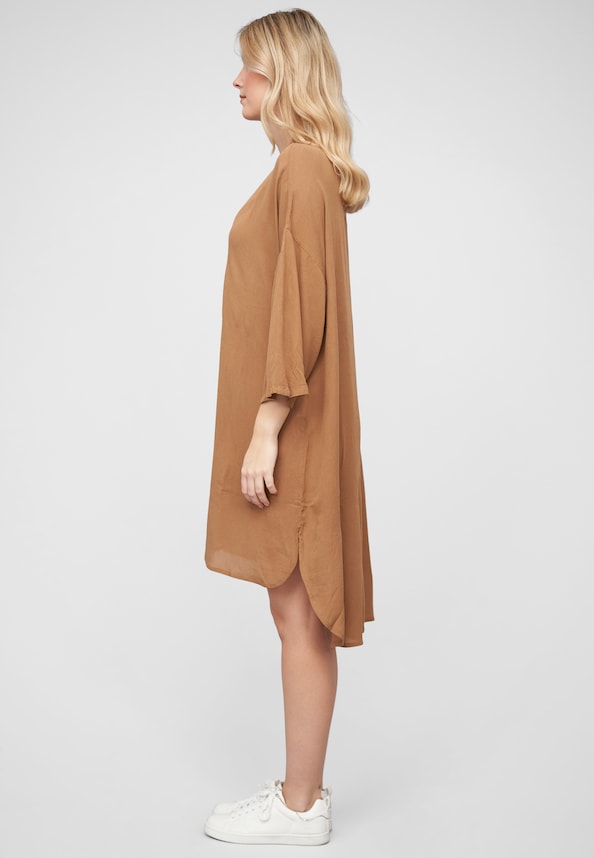 VIMARINA O-NECK 3/4 SHORT DRESS/SU/R-2