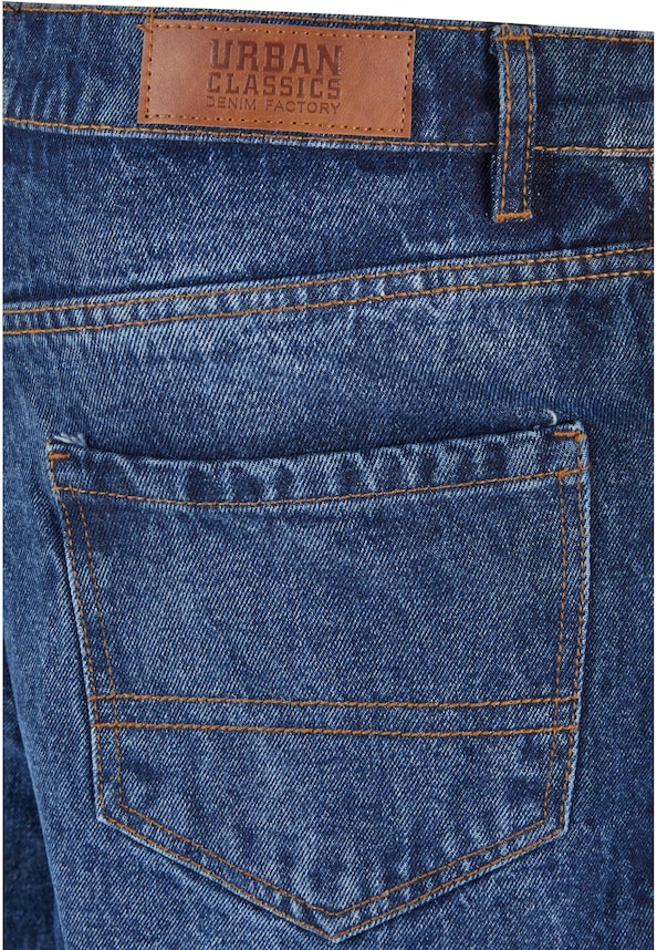 90's Heavy Denim Shorts-6