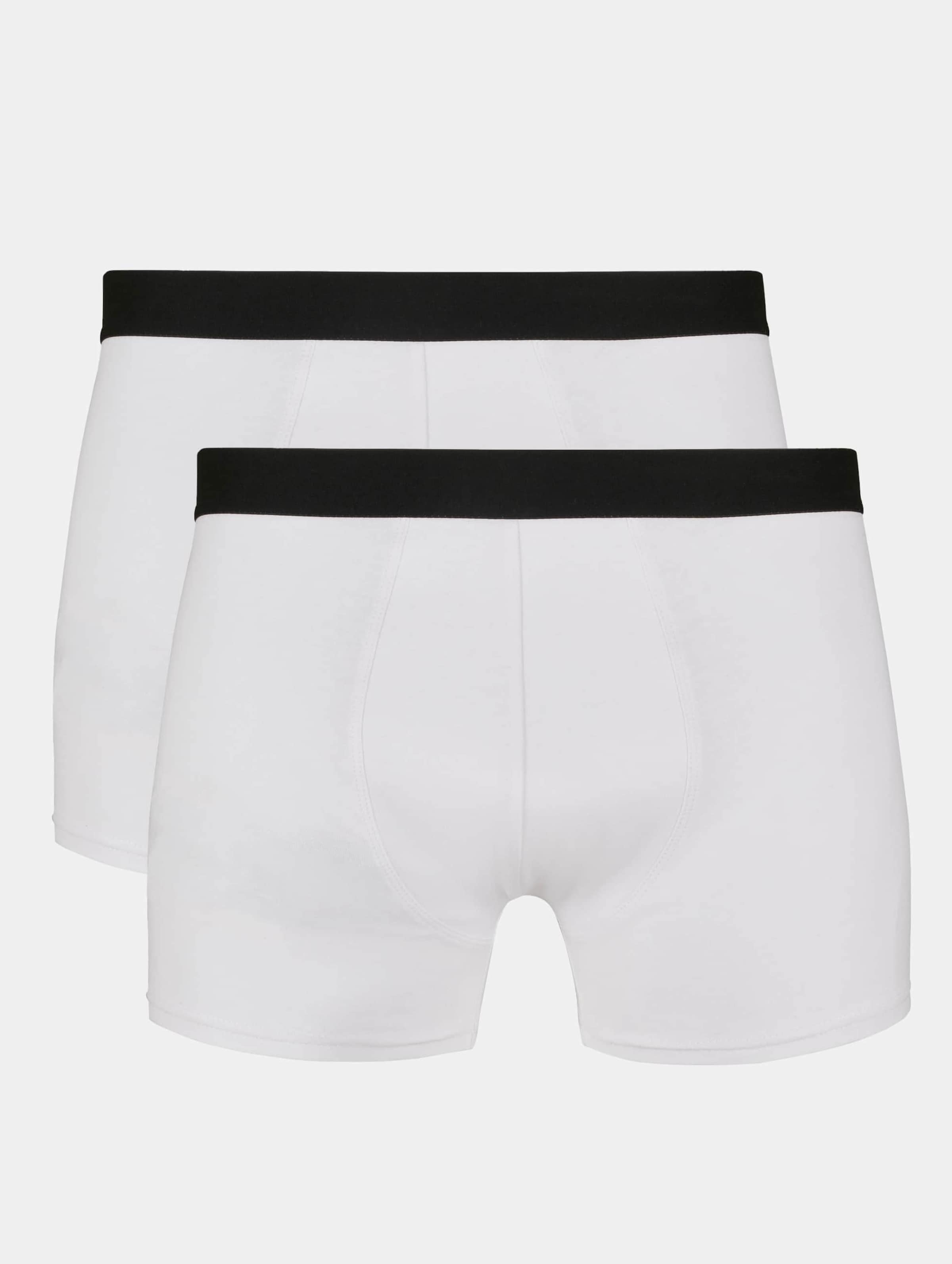 Build Your Brand Men 2-Pack Boxershorts Mannen op kleur wit, Maat S