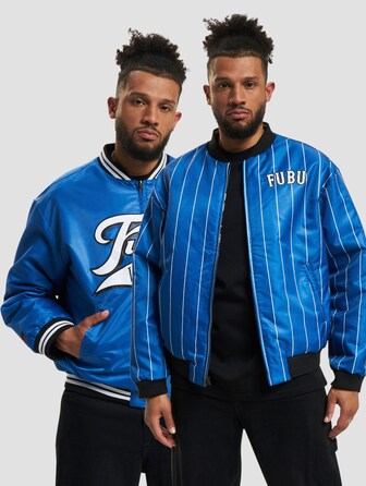 FUBU Varsity Reversible Satin Jacket
