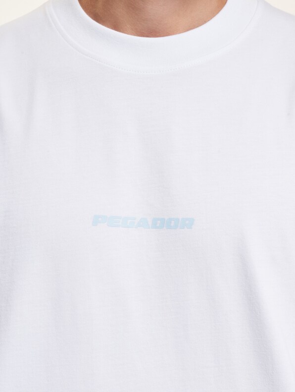 PEGADOR Colne Logo Oversized T-Shirts-4