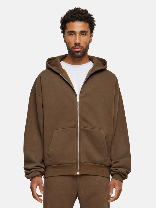 Prohibited Oversized Zip Hoodies-1