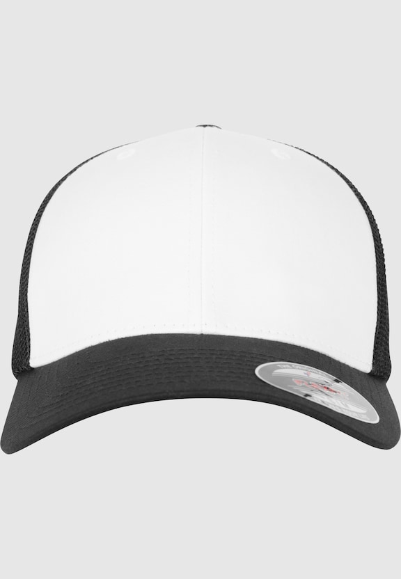 Flexfit Mesh Colored Front Snapback Cap-2