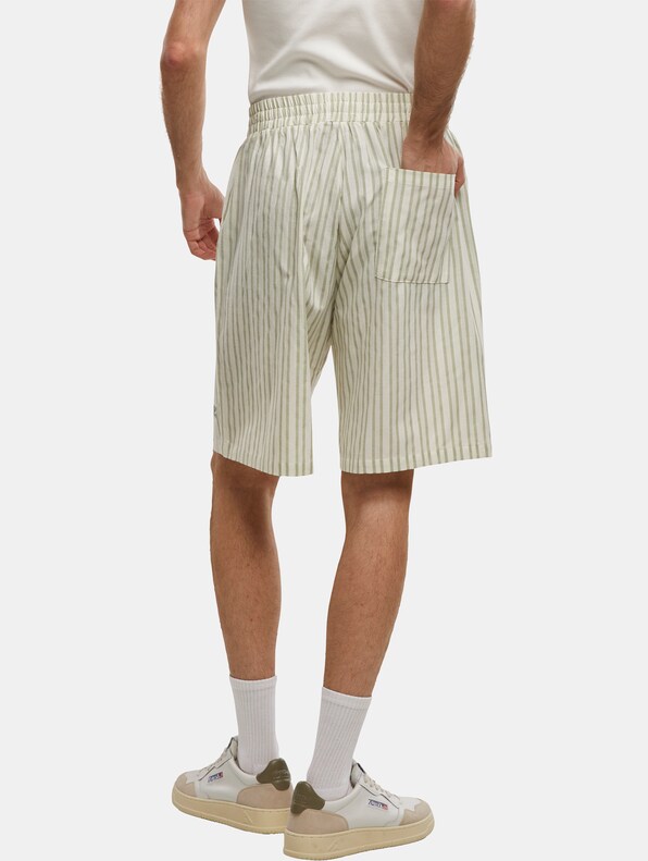 Oversized Striped Short Pants-1