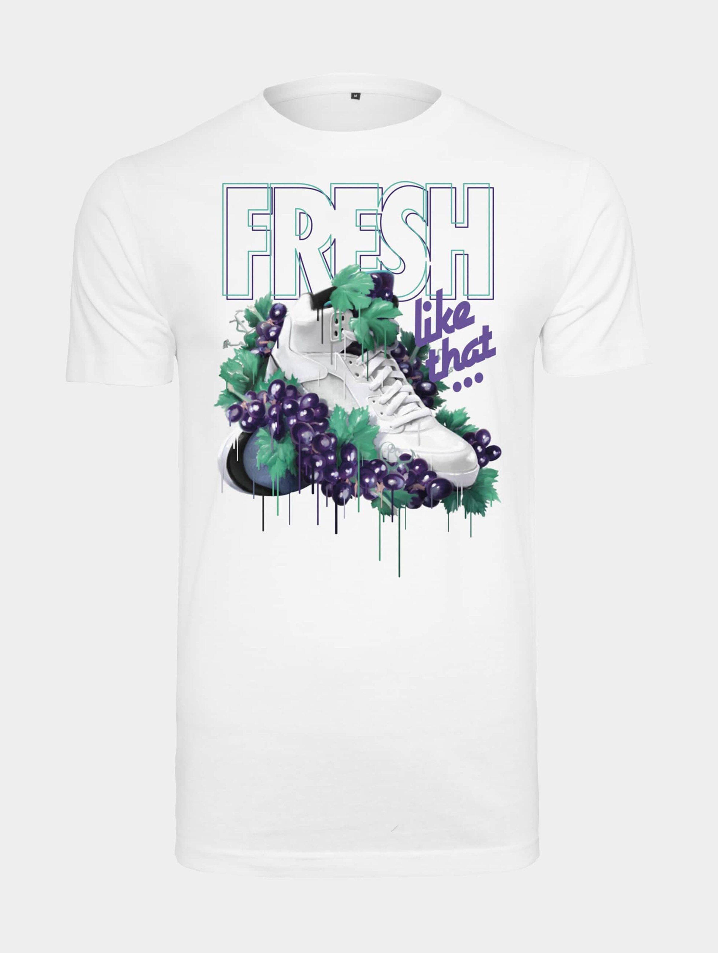 Mister Tee - Fresh Like That Heren T-shirt - 3XL - Wit
