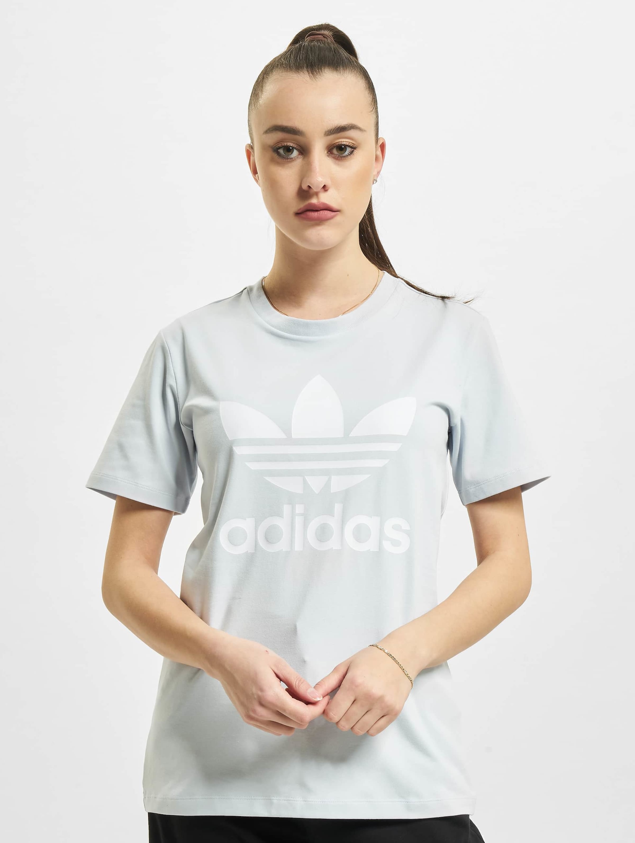 adidas Originals Trefoil T-Shirt op kleur blauw, Maat 44