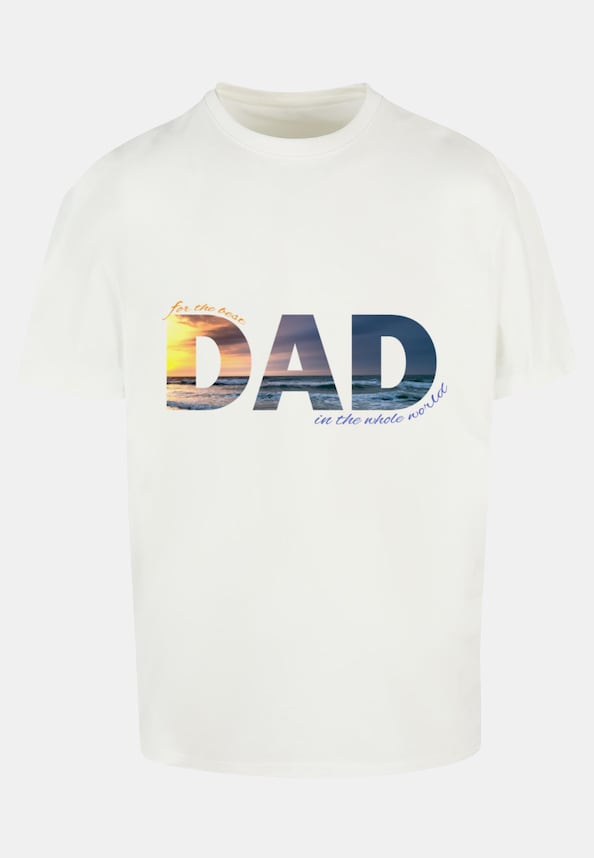 For The Best Dad Heavy Oversize Tee-0