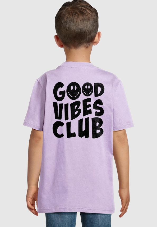 Kids Good Vibes Club Front for Light -  Basic Tee-1