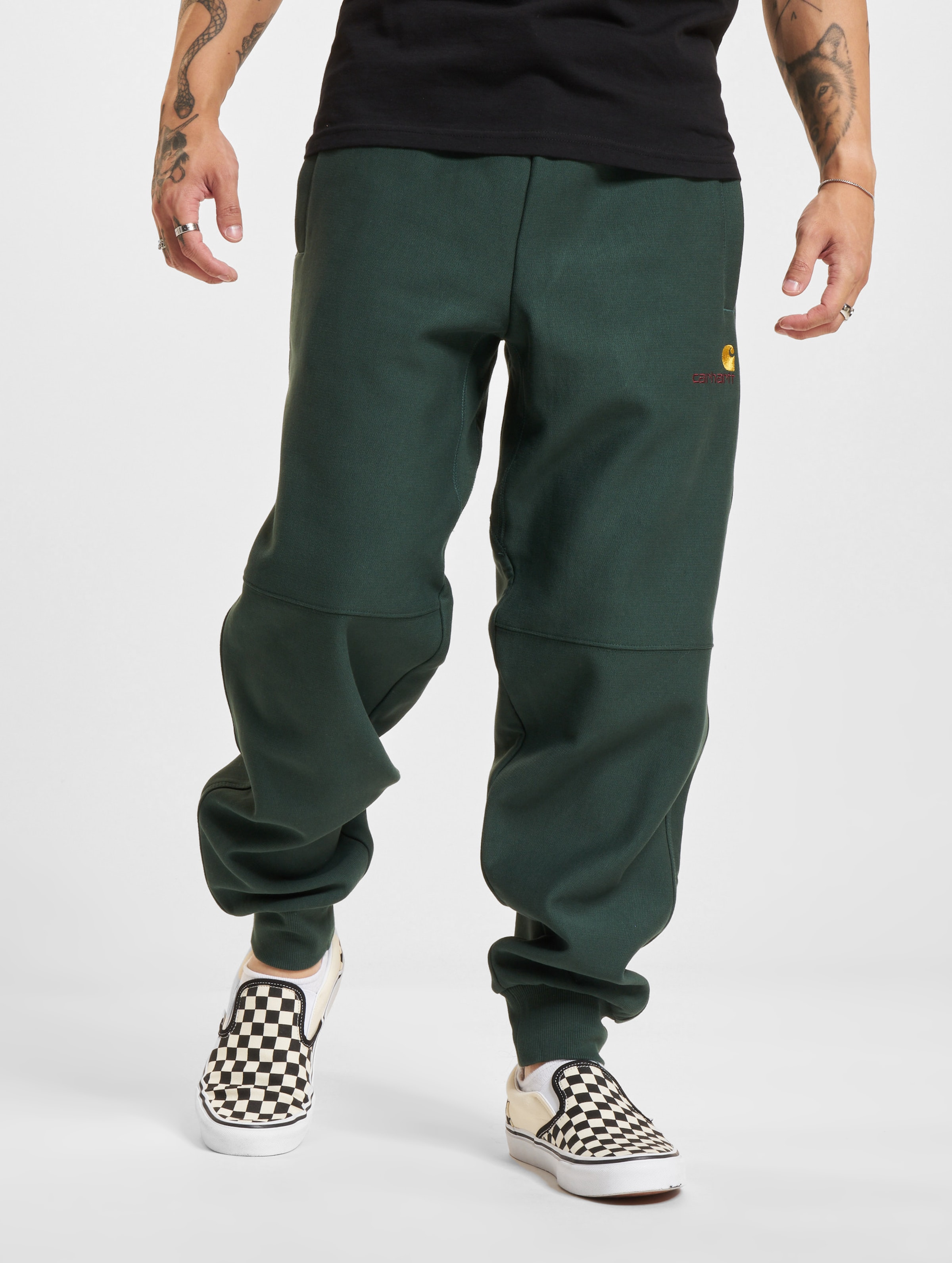 Carhartt WIP Carhatt American Script Jogginghose Männer,Unisex op kleur groen, Maat S