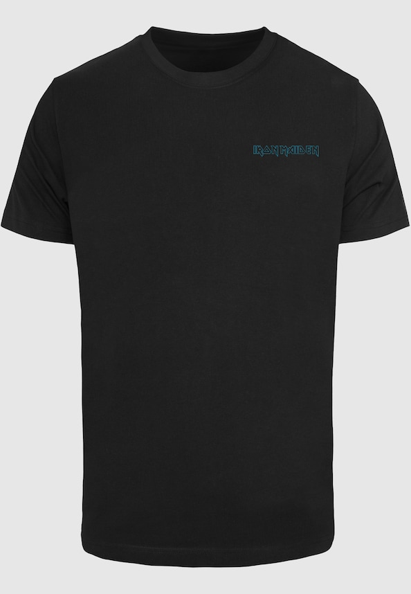 Powerslave - Vintage Blue Lightning T-Shirt-2