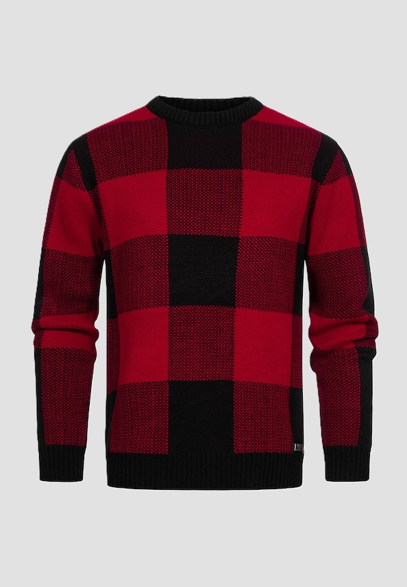 Rusty Neal Herren Strick Sweater Karo-0