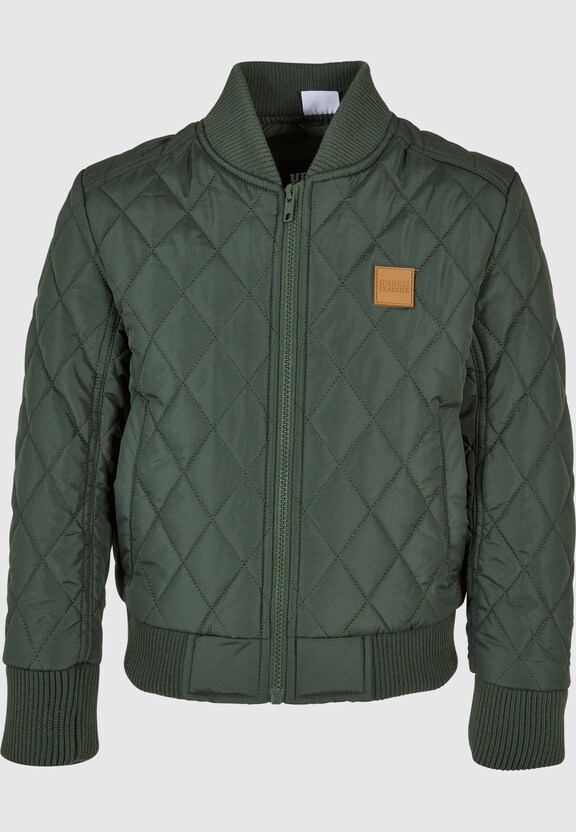 Urban Classics Boys Diamond Quilt Nylon Lightweight Jacket-0