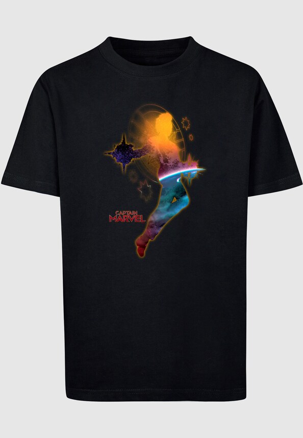 Kids Captain Marvel - Nebula Flight Basic T-Shirt-0