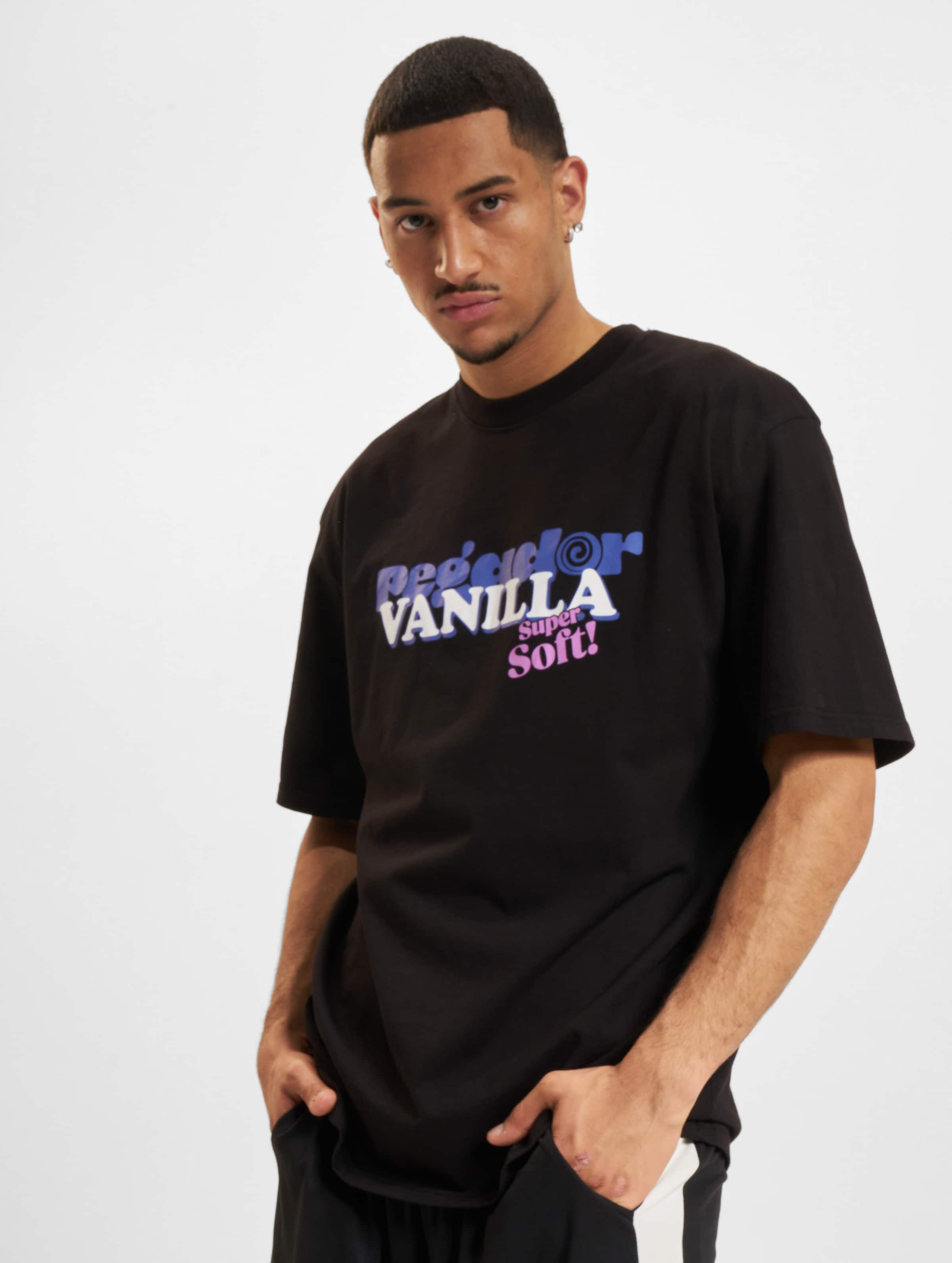 PEGADOR Hamlin Oversized T-Shirts Männer,Unisex op kleur zwart, Maat L