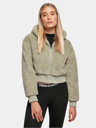 Ladies Short Oversized Sherpa