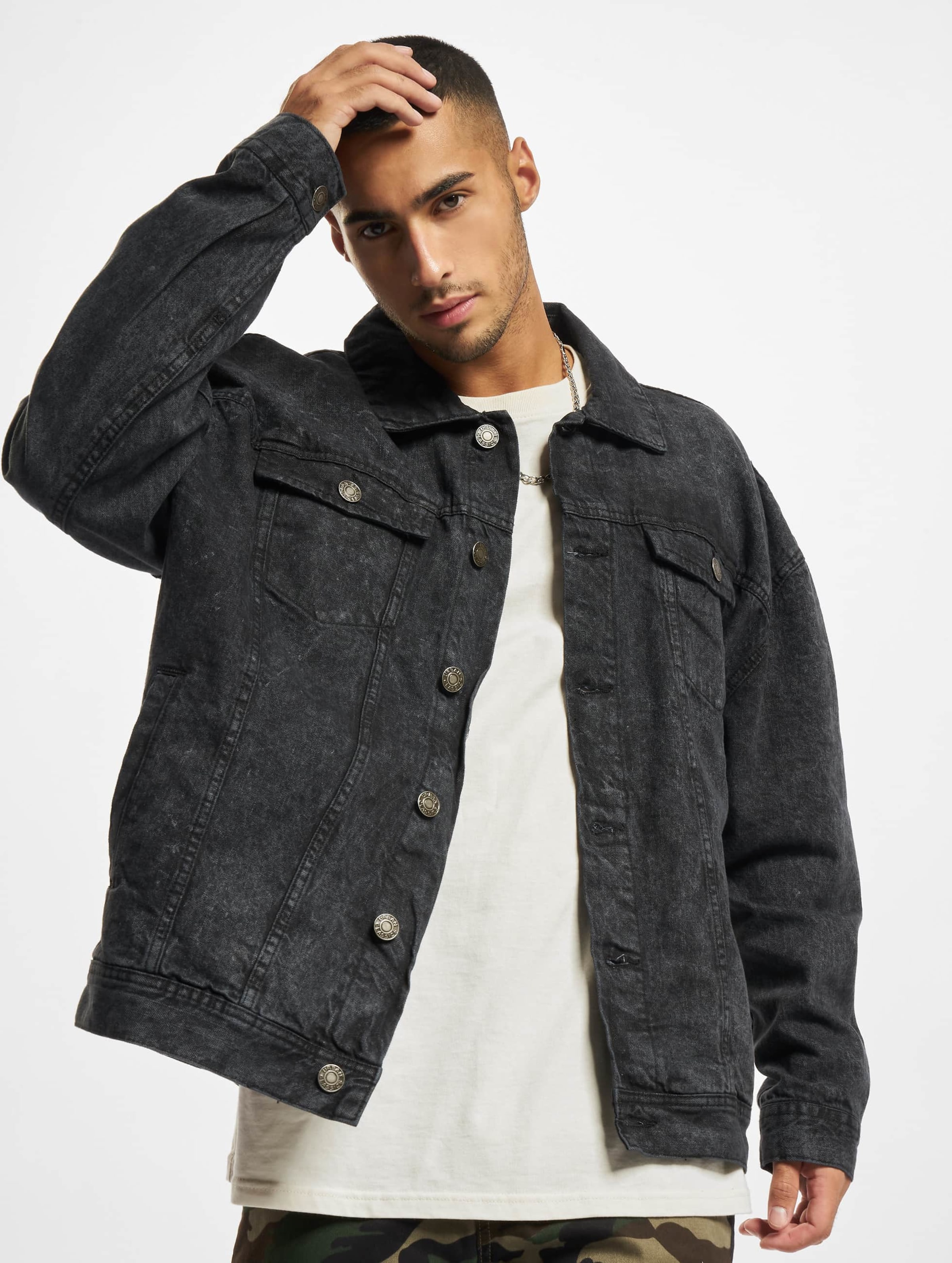 Buy online Blue Washed Denim Jacket from Jackets for Men by Cinocci for  ₹1149 at 62% off | 2024 Limeroad.com