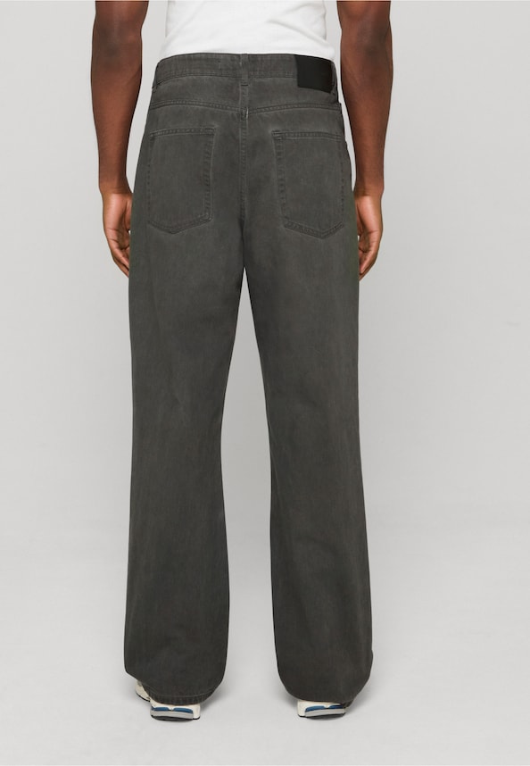 Adrik Basic Baggy Jeans-1